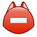 Sticker from the "Wolf Awoo Emoji" sticker pack