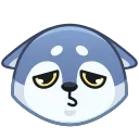 Sticker from the "Wolf Awoo Emoji" sticker pack