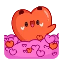 Sticker from the "Сердечко" sticker pack