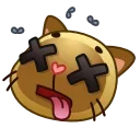 Sticker from the "Meow Emoji" sticker pack