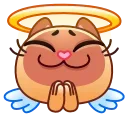 Sticker from the "Meow Emoji" sticker pack