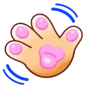 Sticker from the "Meow Emoji" sticker pack