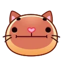 Sticker from the "Meow Emoji" sticker pack