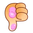 Sticker from the "Meow Emoji" sticker pack