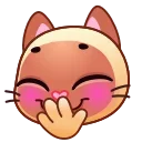 Sticker from the "Meow Emoji" sticker pack