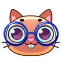 Sticker from the "Meow Emoji" sticker pack