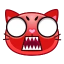 Sticker from the "Meow Emoji" sticker pack