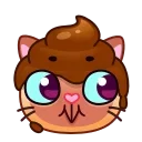 Sticker from the "Meow Emoji" sticker pack