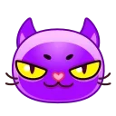 Sticker from the "Meow Emoji" sticker pack