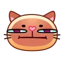 Sticker from the "Meow Emoji" sticker pack