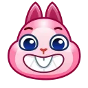 Sticker from the "Pink Bunny" sticker pack