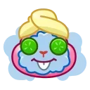 Sticker from the "Pink Bunny" sticker pack