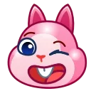 Sticker from the "Pink Bunny" sticker pack