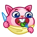 Sticker from the "Pink Bunny" sticker pack