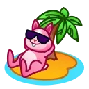 Sticker from the "Pink Bunny" sticker pack