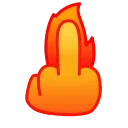 Sticker from the "Flame" sticker pack