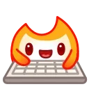 Sticker from the "Flame" sticker pack