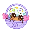 Sticker from the "Куличик" sticker pack