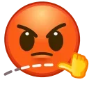 Sticker from the "Mashup Emoji" sticker pack