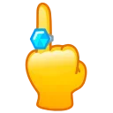 Sticker from the "Mashup Emoji" sticker pack