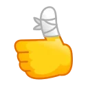 Sticker from the "Mashup Emoji" sticker pack