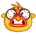 Sticker from the "Chickling Emoji" sticker pack