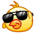 Sticker from the "Chickling Emoji" sticker pack