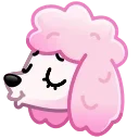 Sticker from the "Dogs Emoji" sticker pack