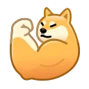 Sticker from the "Dogs Emoji" sticker pack