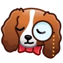 Sticker from the "Dogs Emoji" sticker pack