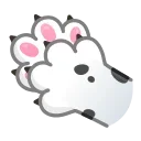 Sticker from the "Dogs Emoji" sticker pack