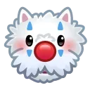 Sticker from the "Dogs Emoji" sticker pack