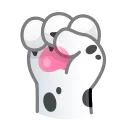 Sticker from the "Dogs Emoji" sticker pack