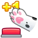 Sticker from the "Dogs Emoji" sticker pack