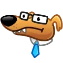 Sticker from the "Dogs Emoji" sticker pack