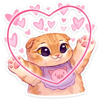 Telegram sticker pack "Мявс без надписей"