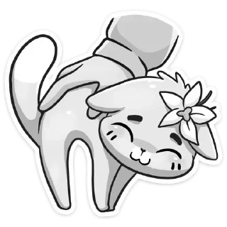 Telegram sticker pack "Ванилька Серая"