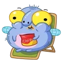 Telegram sticker pack "Муха Миха"