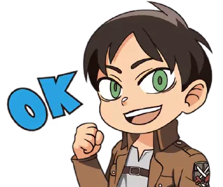 Telegram sticker pack "Атака Титанов"