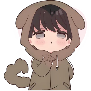 Telegram sticker pack "Юрудура-тян | Yurudara-chan"