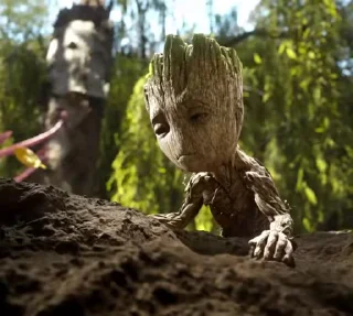 Стикер из набора "I am groot"