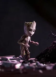 Стикер из набора "I am groot"