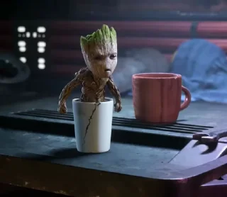 Стикер из набора "I am groot"