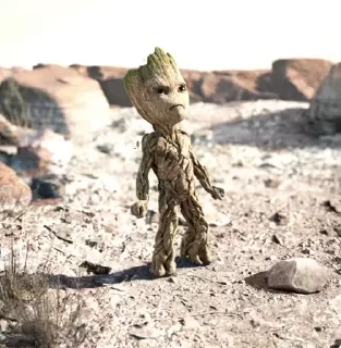 Стикер из набора "I am groot"