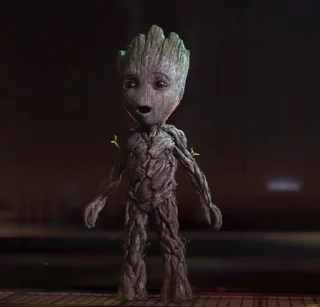 Стикер из набора "I am groot"