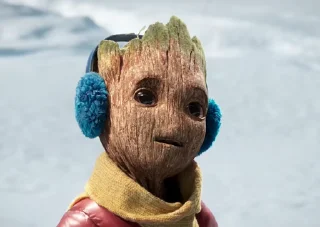 Стикер из набора "I am groot"