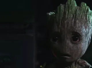 Стикер из набора "I am groot"