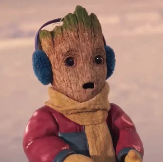 Стикер из набора "I am groot"