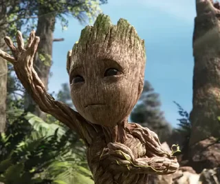 Стикер из набора "I am groot"