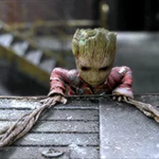 Стикер из набора "I am groot"